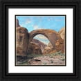 thumbnail image 1 of Paulson, Don 26x26 Black Ornate Wood Framed with Double Matting Museum Art Print Titled - Arizona Rainbow Bridge arch in Glen Canyon NRA, 1 of 4