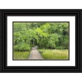 thumbnail image 1 of Paulson, Don 32x23 Black Ornate Wood Framed with Double Matting Museum Art Print Titled - SC, Edisto Beach SP Boardwalk over swamp, 1 of 4