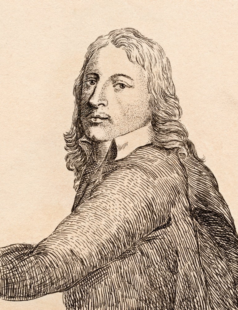 Paulus Potter 1625-1654 Dutch Painter From 75 Portraits Of Celebrated Painters From Authentic Originals Etched By James Girtin Published London 1817 Canvas Art - Ken Welsh Design Pics (12 x 16)
