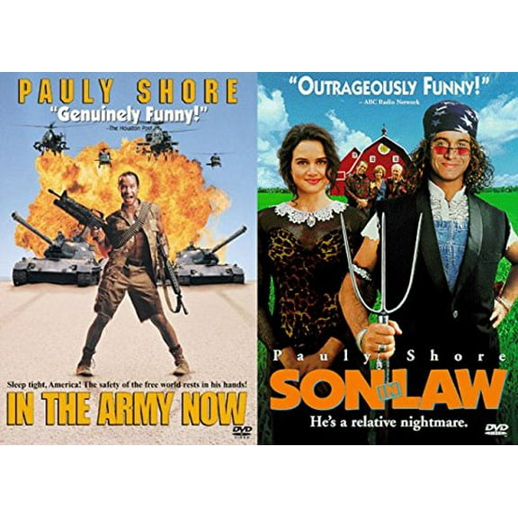 Pauly Shore Double Feature - Son in Law & In the Army Now 2 DVD Bundle New