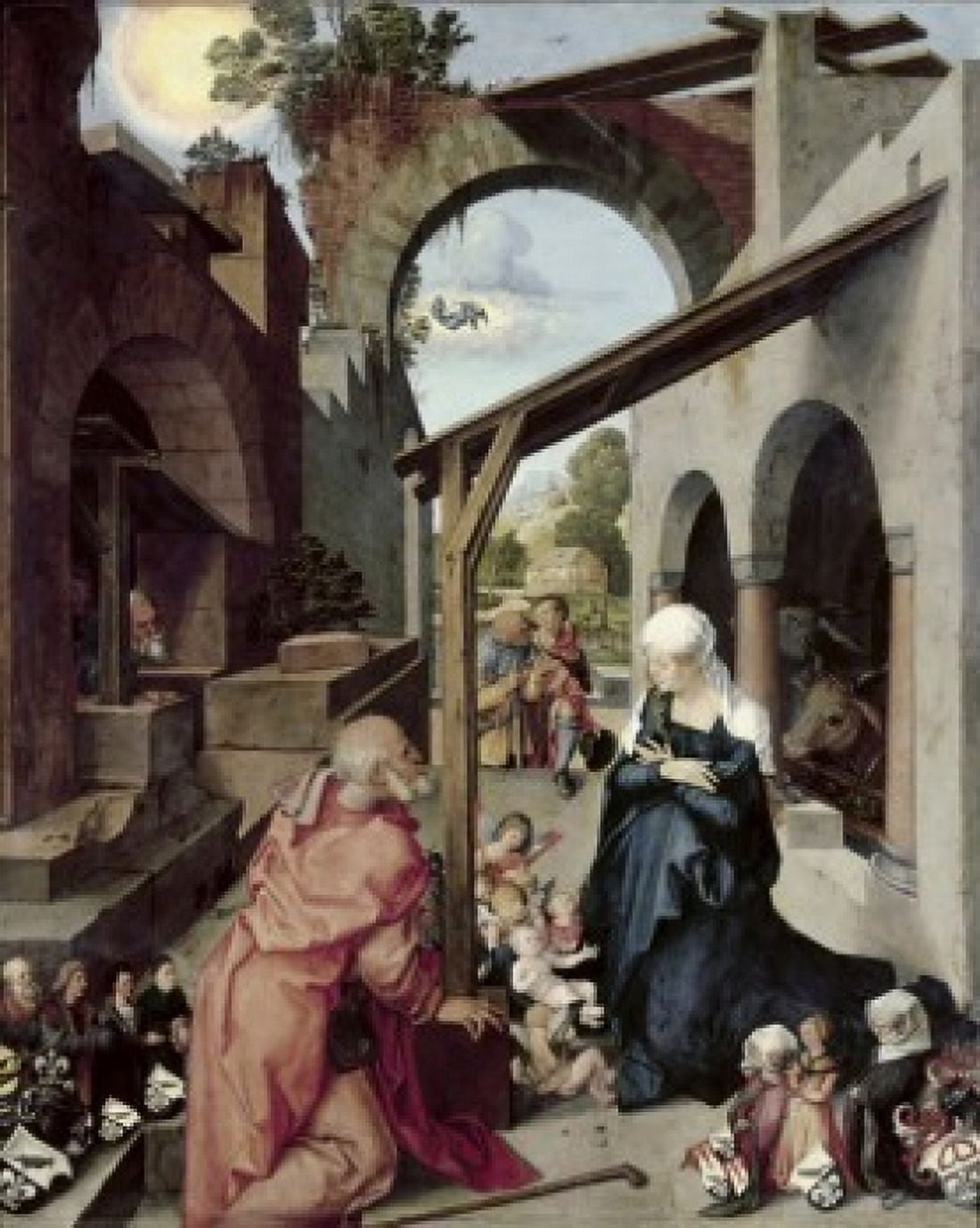 Paumgartner Altarpiece (Middle Panel) ca 1502 Albrecht Durer (1471-1528 German) Oil on lime panel Alte Pinakothek Munich Germany Canvas Art - Albrecht Durer (18 x 24)