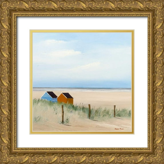 Paus, Hans 12x12 Gold Ornate Wood Framed with Double Matting Museum Art Print Titled - Sunny Morning V