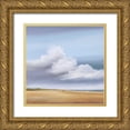 thumbnail image 1 of Paus, Hans 12x12 Gold Ornate Wood Framed with Double Matting Museum Art Print Titled - Walking III, 1 of 4