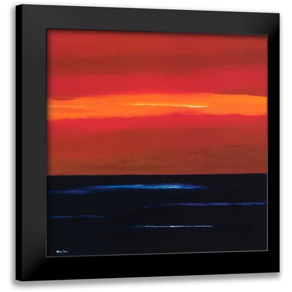 Paus, Hans 15x15 Black Modern Framed Museum Art Print Titled - Afterglow II
