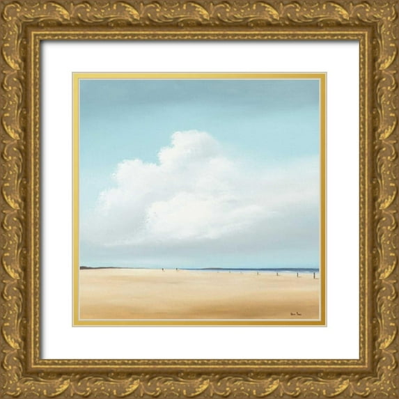 Paus, Hans 15x15 Gold Ornate Wood Framed with Double Matting Museum Art Print Titled - Walking II