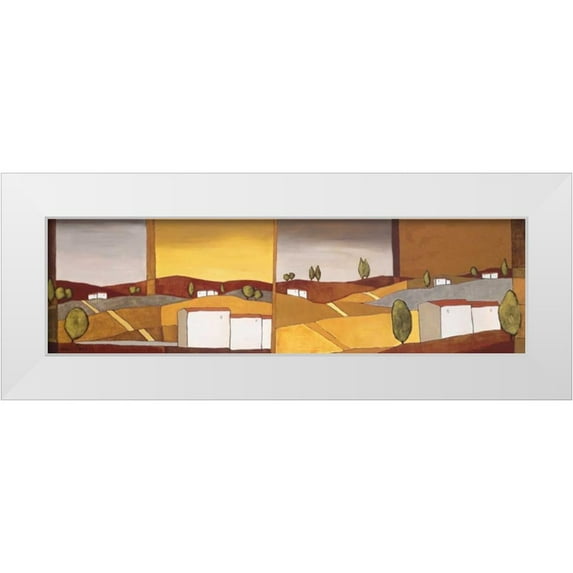 Paus, Hans 18x8 White Modern Wood Framed Museum Art Print Titled - The Realm of fancy I