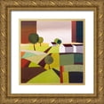 thumbnail image 1 of Paus, Hans 20x20 Gold Ornate Wood Framed with Double Matting Museum Art Print Titled - Hamlet VI, 1 of 4