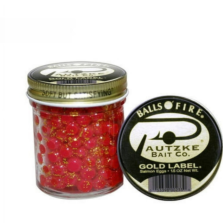 Pautzke Balls O' Fire Salmon Eggs – Gold Label 1 oz 