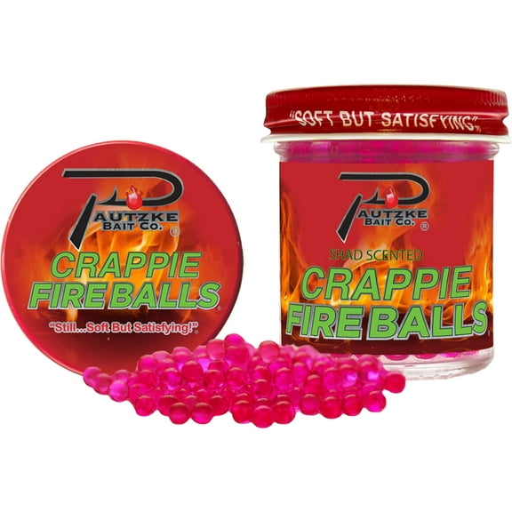 Pautzke Crappie Fire Balls – Pink Shad 1.35 oz