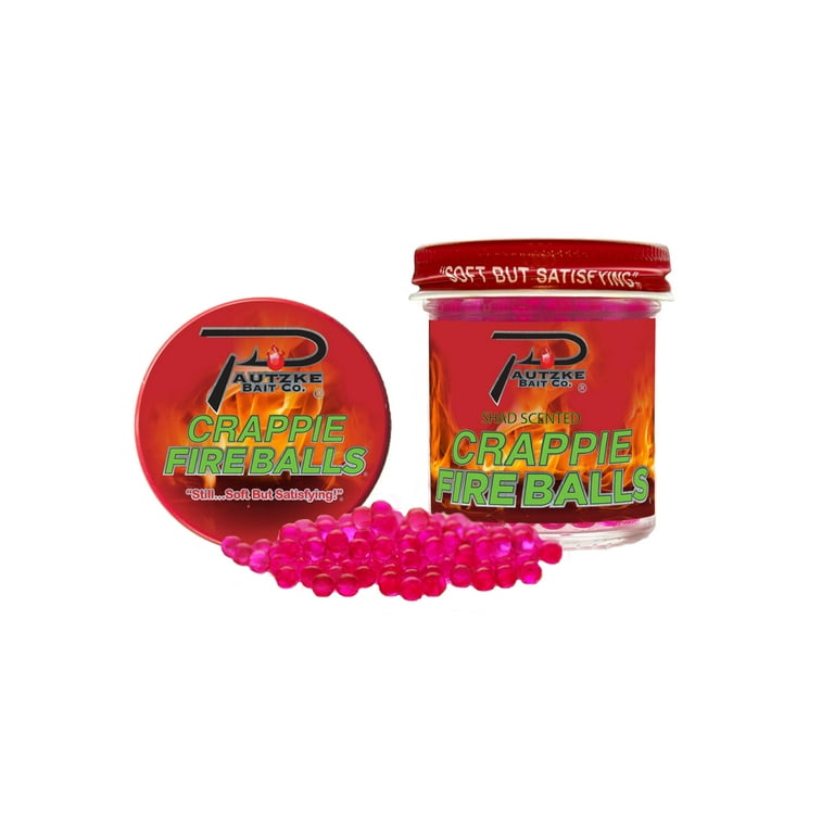 Pautzke Crappie Fire Balls – Pink Shad 1.35 oz 