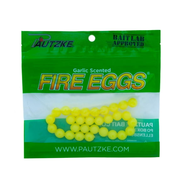 Pautzke FEGG/YEL Fire Eggs Yellow 30 Count