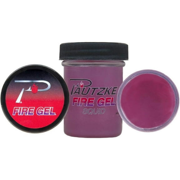 Pautzke Fishing Scent Attractant Fire Gel Bait, Squid, 1.75 oz
