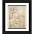 thumbnail image 1 of Pauwels Franck 20x24 Black Ornate Framed Double Matted Museum Art Print Titled: The Temptation Of&nbsp;Christ (1590s), 1 of 5