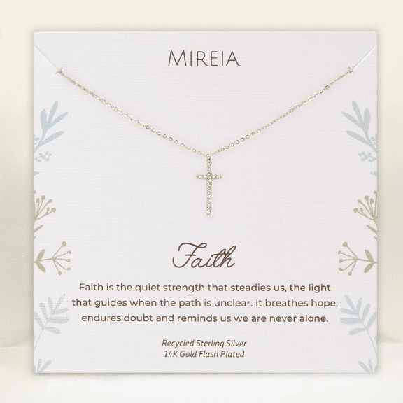 Pavé Cross Pendant Necklace - Celebrate Your Faith (Gold)