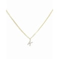 thumbnail image 1 of Pavé Initial Necklace - Gold, 1 of 7