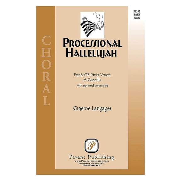 Pavane Processional Hallelujah Percussion Composed by Graeme Langager