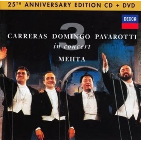 Pavarotti / Domingo / Carreras / Mehta - Three Tenors 25th Anniversary - Music & Performance - CD