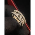 thumbnail image 1 of Pave 0.45 Cts Round Brilliant Diamonds Art Deco Half Eternity Band Ring in Hallmark 14K White Gold, 1 of 13