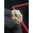 thumbnail image 1 of Pave 1.30 Cts Round Brilliant Cut Diamonds Wedding Cluster Ring In Hallmark 14K Rose Gold, 1 of 13