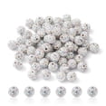 thumbnail image 1 of Pave Disco Ball Beads Polymer Clay Rhinestone Beads Round AB PP13(1.9~2mm) 6 Rows Rhinestone 10mm Hole: 1.5mm DIY, 1 of 5
