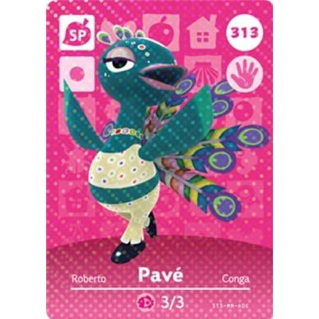 Pave - Nintendo Animal Crossing Happy Home Designer Series 4 Amiibo Card - 313