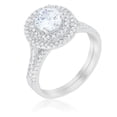 thumbnail image 1 of Pave Round Wedding Ring Set, 1 of 4