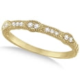 thumbnail image 1 of Pave Set Vintage Stacking Diamond Ring Band 14k Yellow Gold (0.15ct), 1 of 3