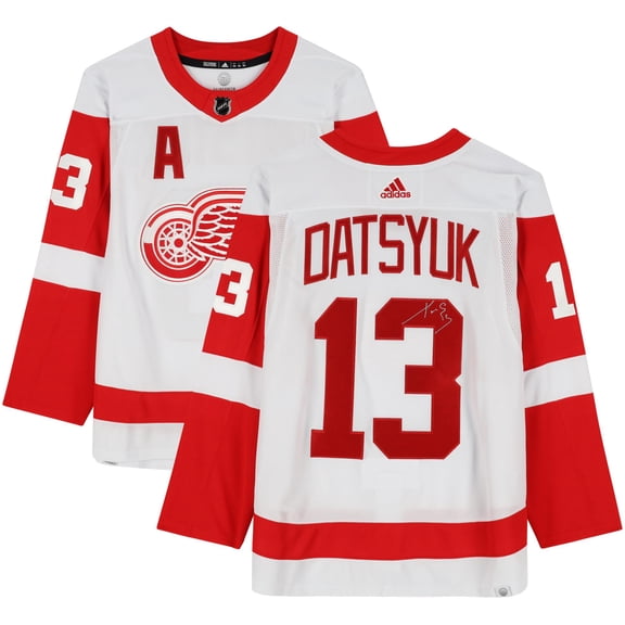 Pavel Datsyuk Detroit Red Wings Autographed White Adidas Authentic Jersey - Fanatics Authentic Certified