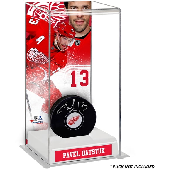 Pavel Datsyuk Detroit Red Wings Deluxe Tall Hockey Puck Case