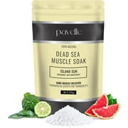 Pavelle Dead Sea Muscle Soak Bath Salts for Body Pain Relief - Island Sun