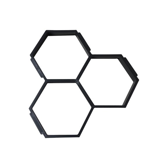 Pavement Mold, Reusable Walk Path Maker, Concrete Cement Pavement Mold for DIY Garden Concrete Path, Patio, Lawn, Walkway, Yard Floor Paving, Style C