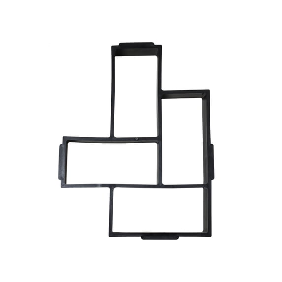 Pavement Mold, Reusable Walk Path Maker, Concrete Cement Pavement Mold for DIY Garden Concrete Path, Patio, Lawn, Walkway, Yard Floor Paving, Style F