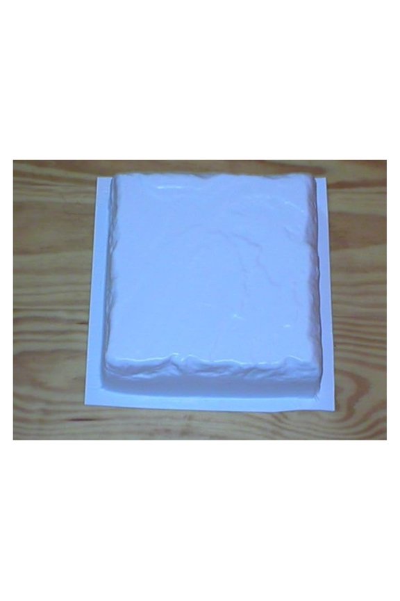 Paver Molds - 6 Pack 8x8x2.5 Inch Driveway Patio Stone Molds - Reusable Plastic Concrete Forms for Cobblestone Walkways & Paving Projects