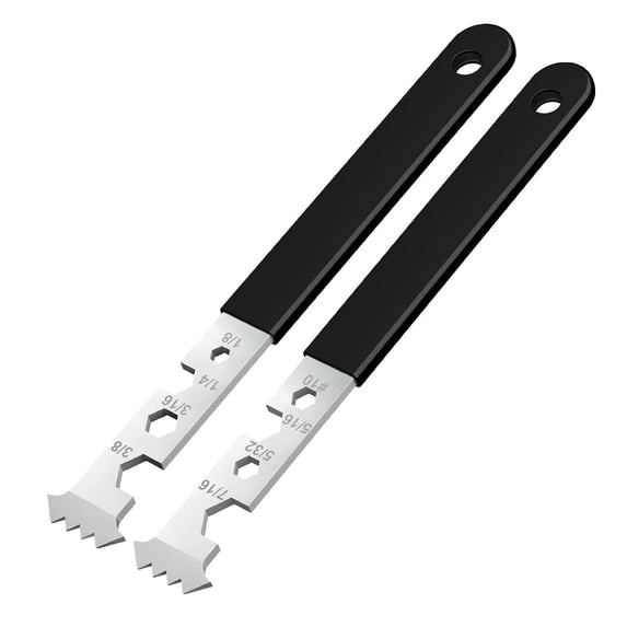 Paver Removal Tool, 2 Pcs Paver Puller Tool With Double Joint Scraper, Paver Extractor Tool For For Garden, Lawn, Patio, Brick, Block & Paver Replacement
