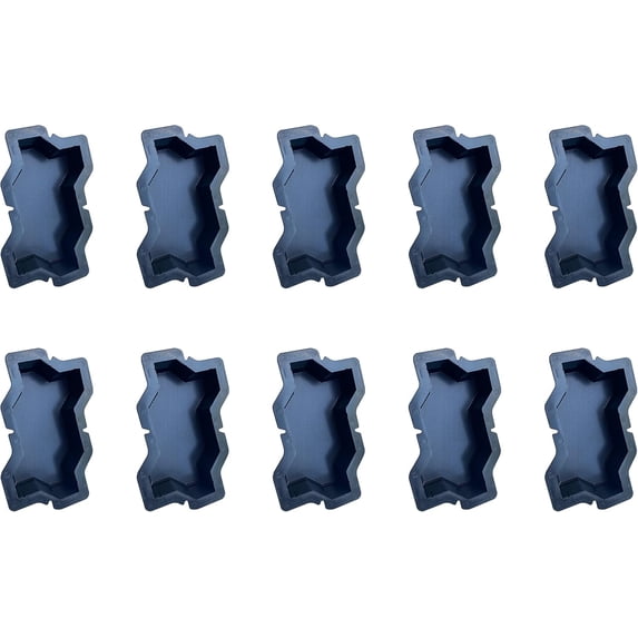 Paver Stone Mold PS 30049, 9" x 4", Set of 10