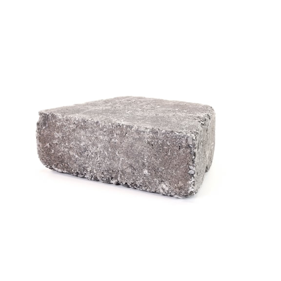 Pavestone 10.25" Rumblestone Trap Granite Blend (Charcoal/Grey) Concrete Retaining Wall