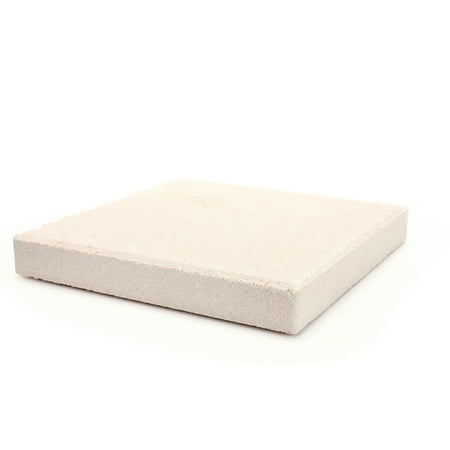 Pavestone 12" Square Limestone (White) Concrete Stepping Stone