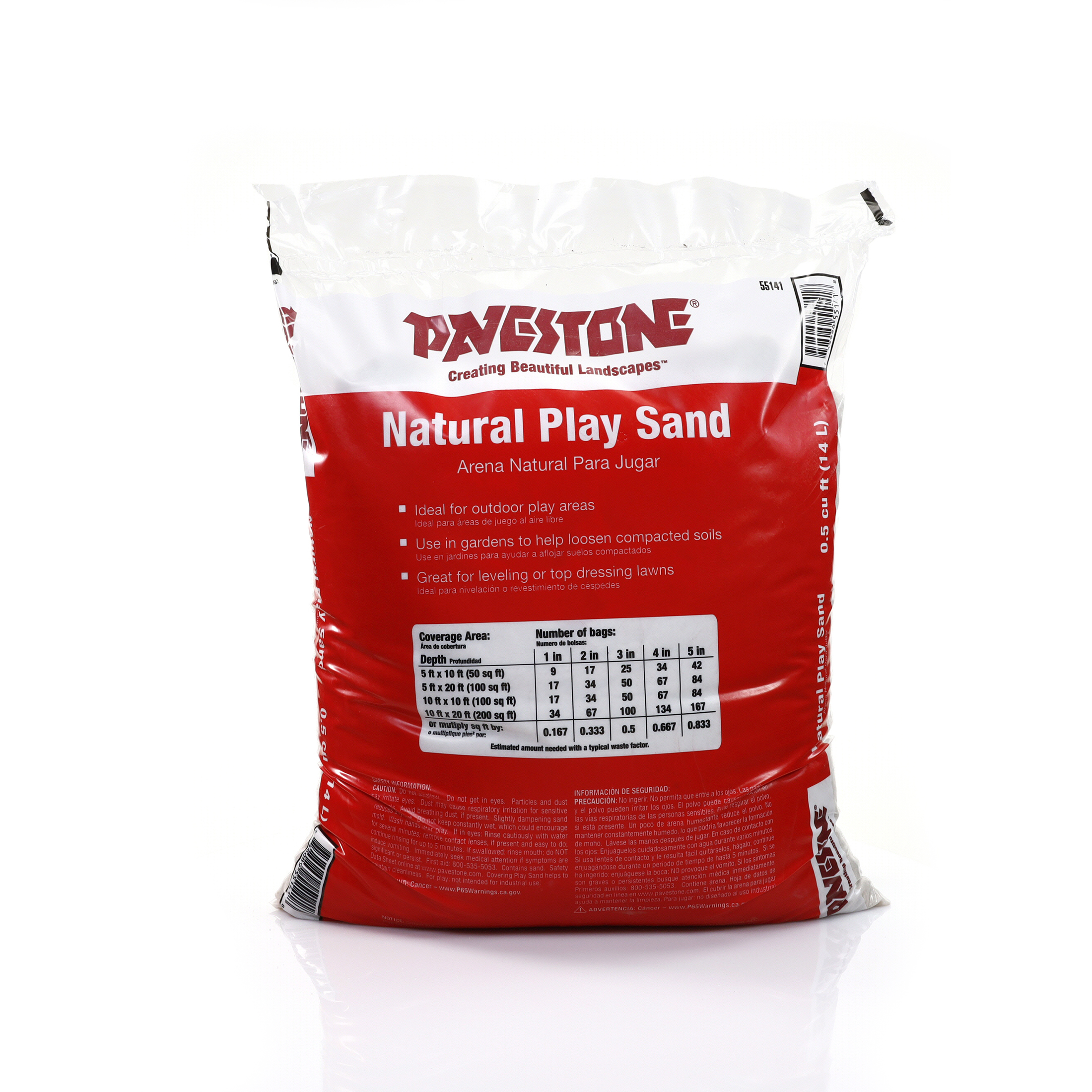 Pavestone .5 Cu. ft. Bagged Natural Brown Play Sand - image 1 of 6