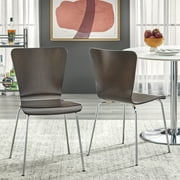 Pisa Bentwood Chair, Set of 2, Espresso