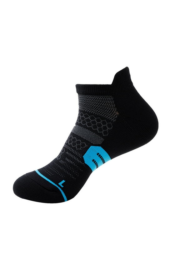 Ankle Socks Feetures SocksNylon Compression Socks Quick Drying Running Soccer Men's And Women's Sports Compression Socks High Heel Anti Pressure Feet No Show Socks Womens Light Blue L