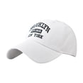 thumbnail image 1 of Pavied Baseball Cap Gorras Para Hombres Originales Alphabet Embroidery Solid Color Duck Hat Trend Personality Outdoor Print Breathable Mesh Hat Snapback Hats for Men Running Hat White One Size, 1 of 5