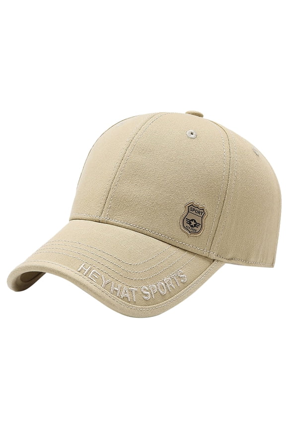 Baseball Cap Trucker Hat Men's And Women's Casual Classic Fashion Baseball Cap Adjustable Sun Hat Gorras Para Hombres Originales Mens Hats Khaki One Size