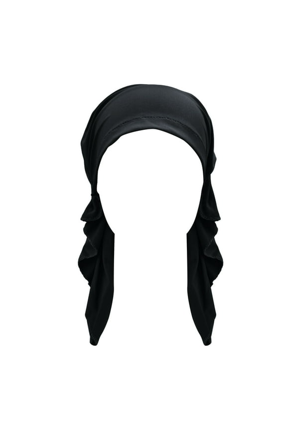 Chemo Headwear Head Wraps Cancer Head Hat Cap Ethnic Bohemian Pre Tied Braid Hair Cover Wrap Turban Headwear Hat Hats for Women Wig Cap Black One Size