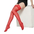 thumbnail image 1 of Pavied Thigh High Stockings,Pantyhose,Women's Lace Temptation Stockings Cute Sexy Beautiful Legs Long Stockings,Knee High Socks,Socks for Women Clearance Sale!, 1 of 5
