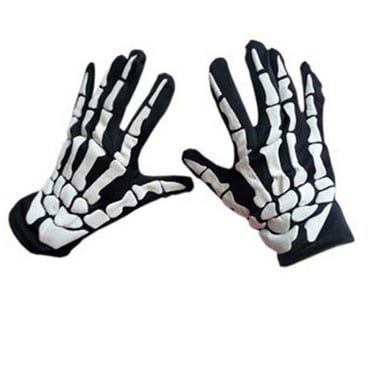 Pavied Winter Gloves,Compression Gloves,Bone Goth Full Skeleton Gloves Halloween Horror Gloves,Gloves for Women,Warm Gloves Clearance Sale!