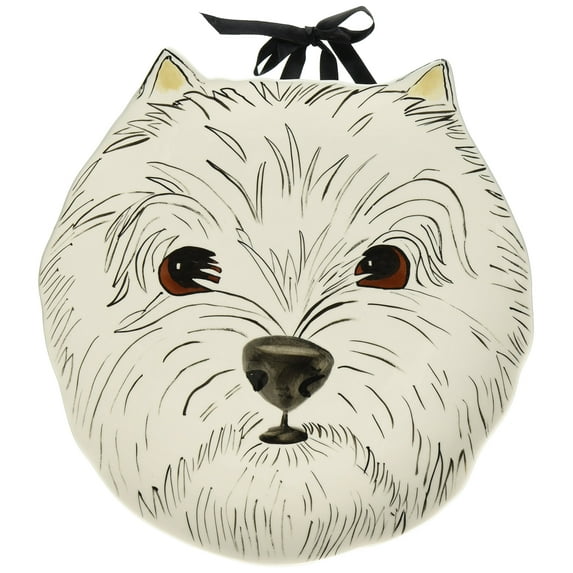 Pavilion Gift Company - Dee Oh Gie - West Highland - 10" Dog Plate