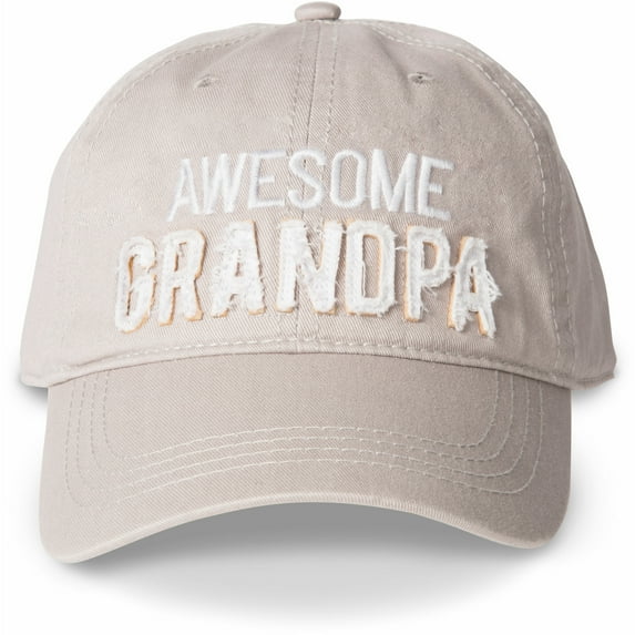 Pavilion 137463 Grandpa Adjustable Hat, Light Gray