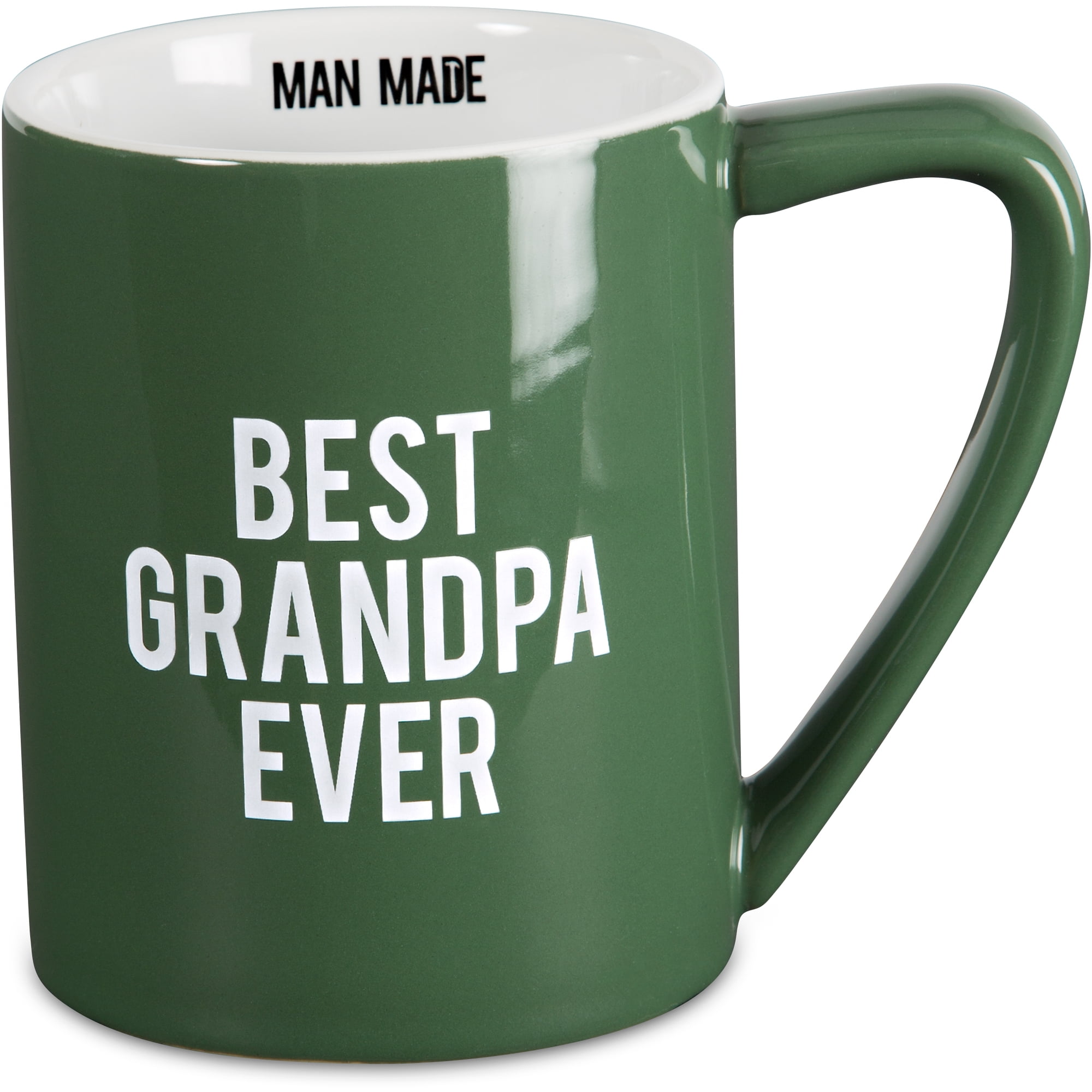 Green Ceramic Best Grandpa Ever 18oz Mug