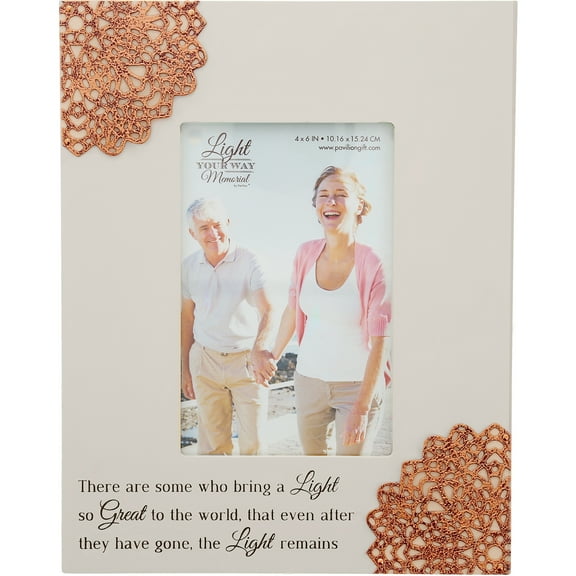 Pavilion 300767 4 x 6 in. Light Your Way-Memorial-Holds Photo Frame