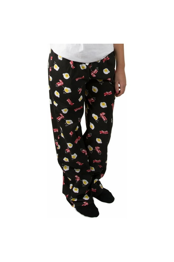 Company - Bacon and Eggs - L Black Unisex Lounge Pants
